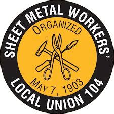 sheet metal union 104 pay scale|sheet metal workers local 18.